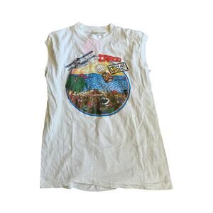 Vintage 1983 Men At Work Tee Size Mens Medium